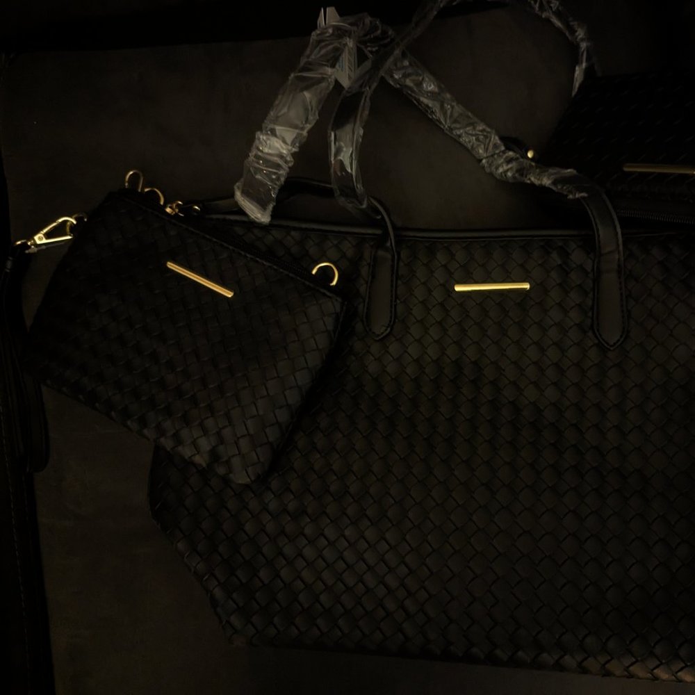 Time and Tru Tote, Wristlet-Pouch Crossbody, and Zip-Around Wallet Set